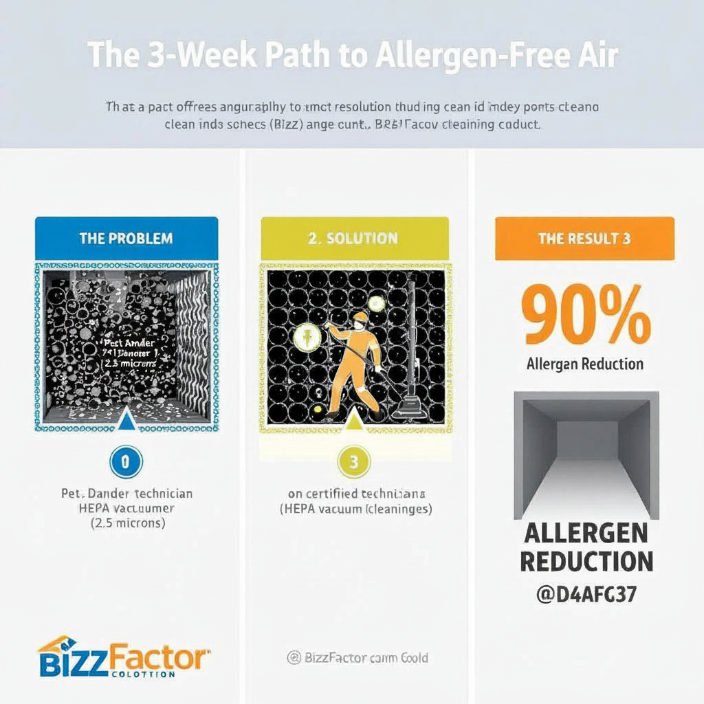 Infographic: Pet Dander HVAC Cleaning: Stop Allergies in 3 Weeks