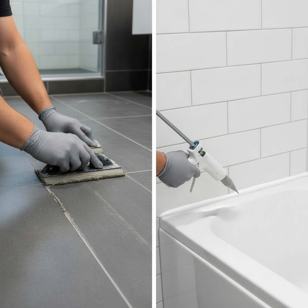 Grout vs Caulk: When to Use Each (Pro Guide)