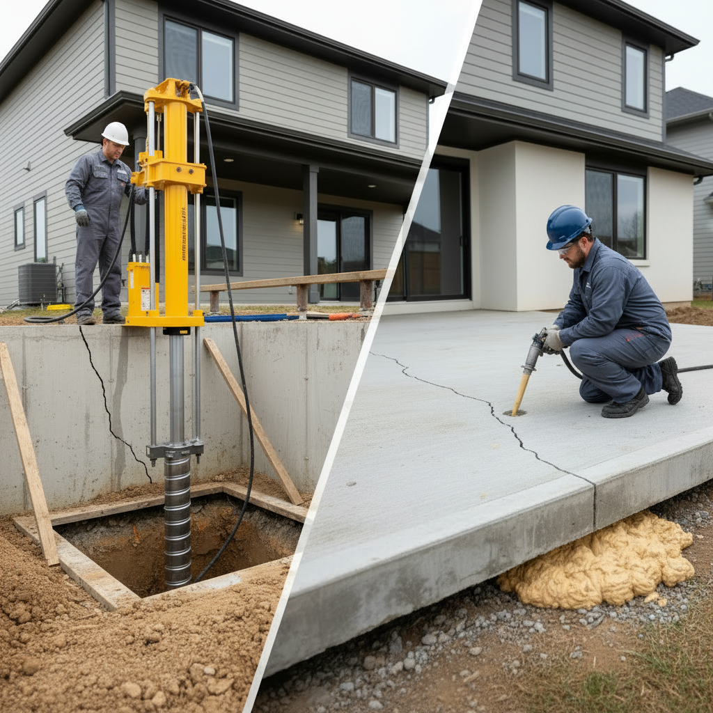 Pier Systems vs Slab Jacking: Which Foundation Repair?