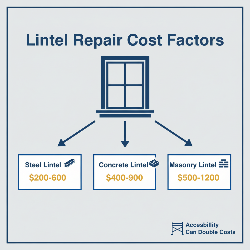 Infographic: Lintel Repair Costs 2024: Real Prices from Licensed Pros