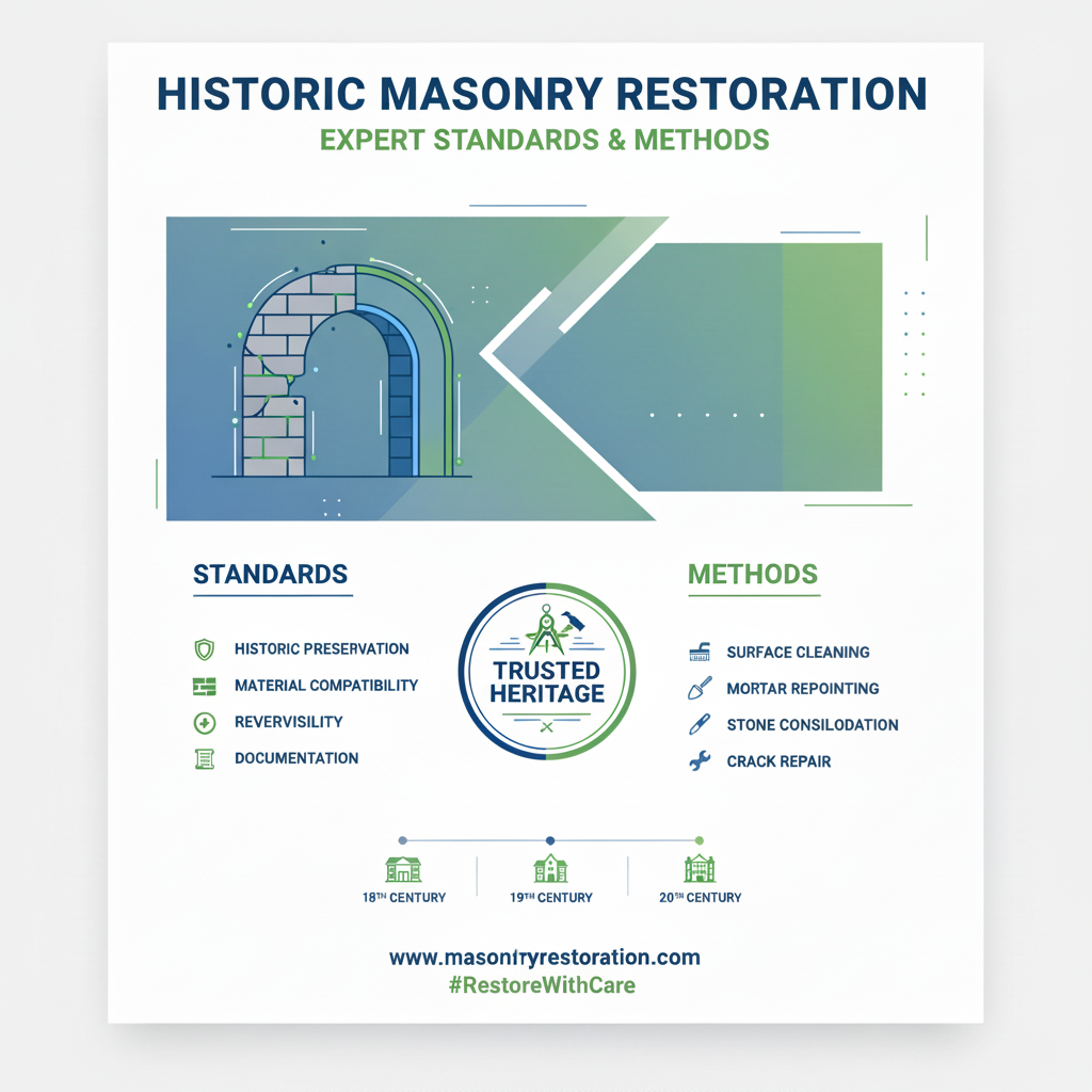 Infographic: Historic Masonry Restoration: Expert Standards & Methods