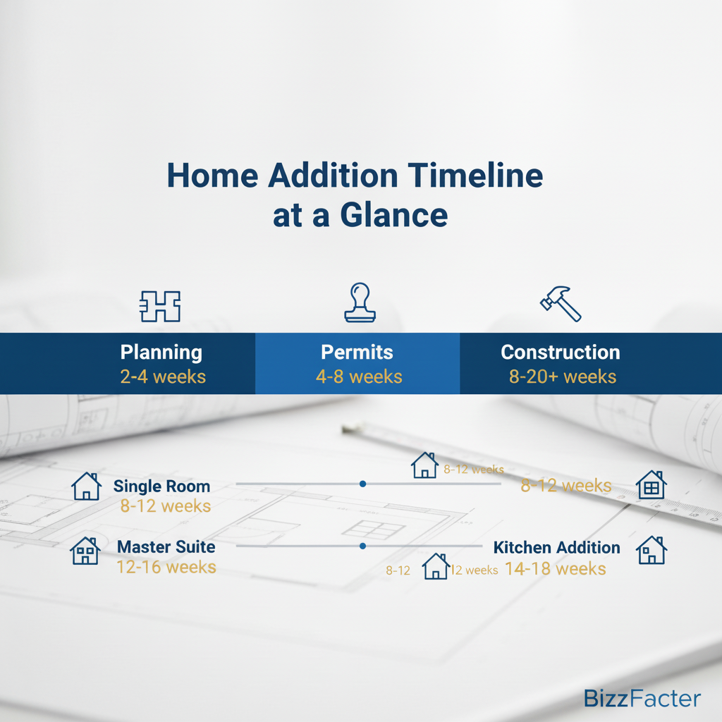 Infographic: Home Addition Timelines: Expert Guide for Every Project