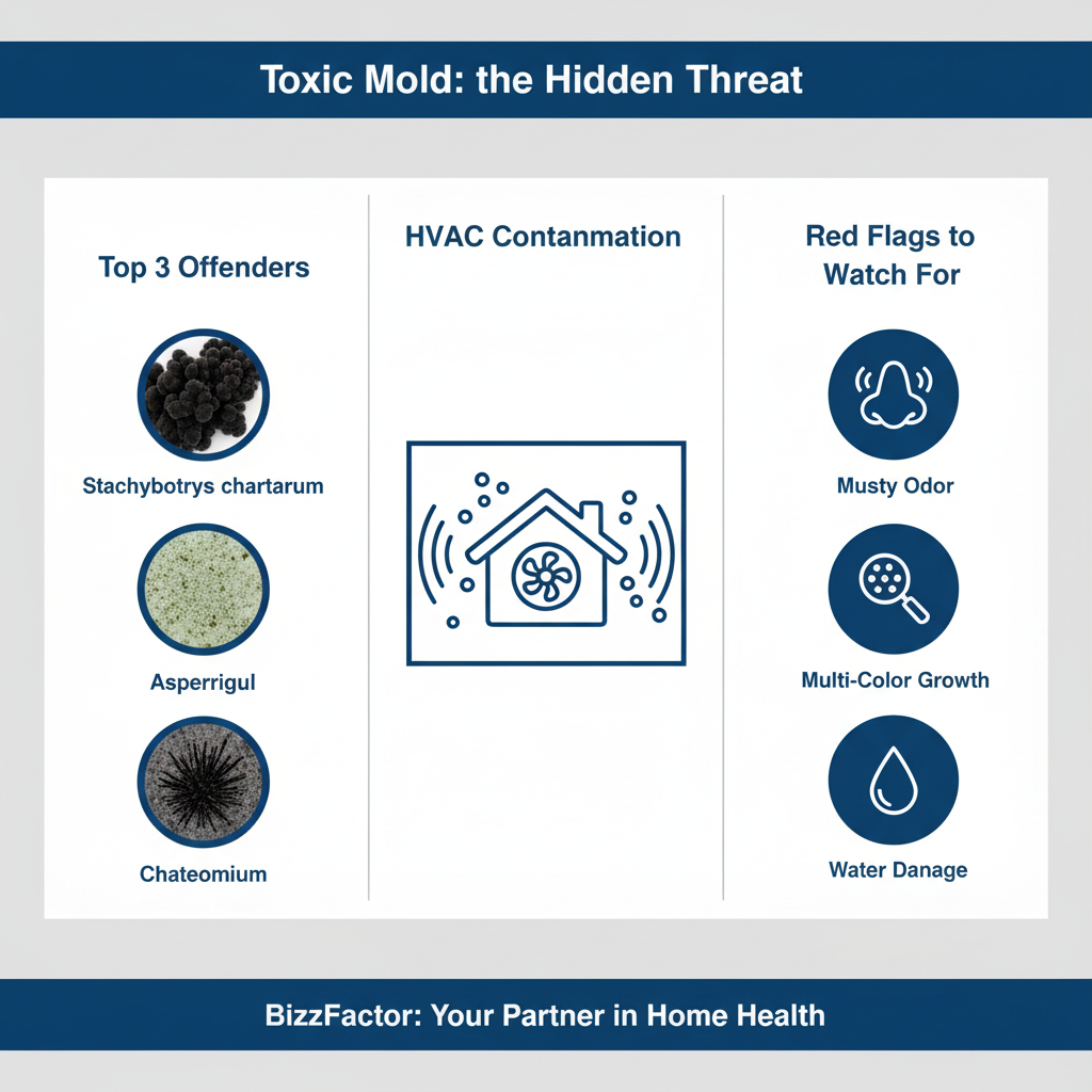 Infographic: 6 Toxic Mold Types That Threaten Your Family's Health