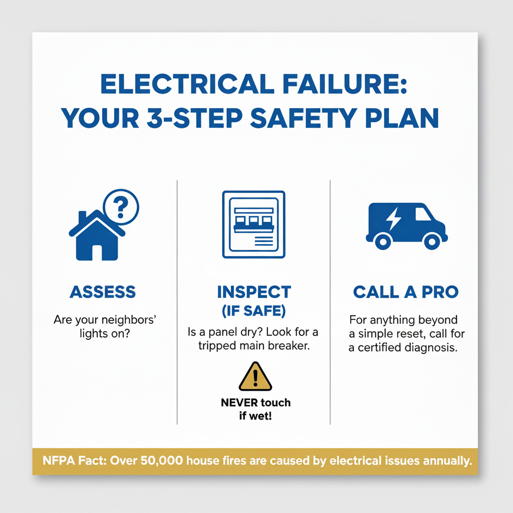Infographic: Electrical Failure? What To Do (A Pro's Guide)