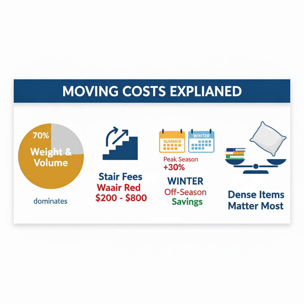 Infographic: Moving Costs Explained: Real Factors That Matter