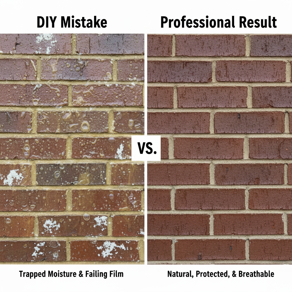 Illustration for Why Professional Application Beats DIY in When to Seal Brick & Stone: Pro Masonry Protection Guide