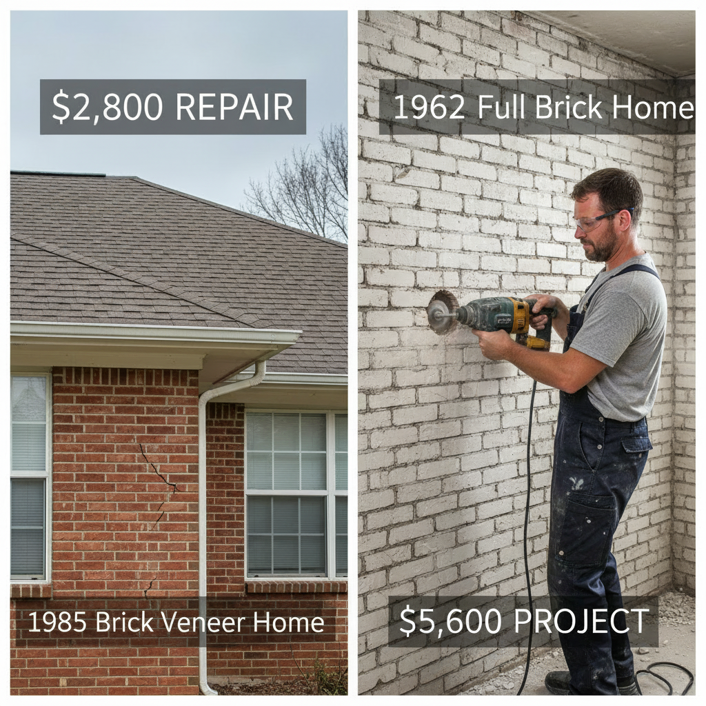 Illustration for How Do These Systems Perform in Real Life? in Brick Veneer vs Full Brick: Which Builds Better?