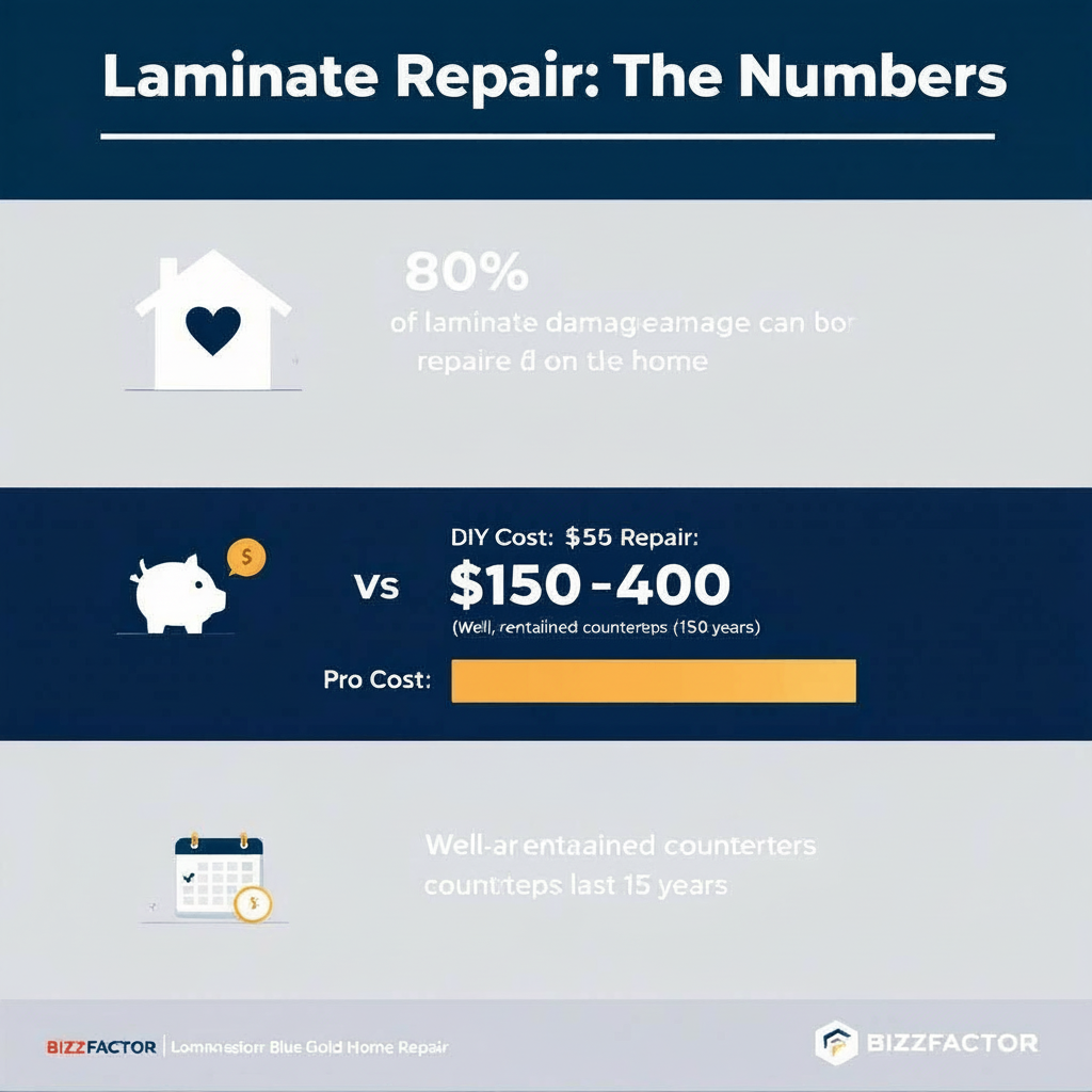 Infographic: Fix Cracked Laminate Countertops: Complete DIY Guide