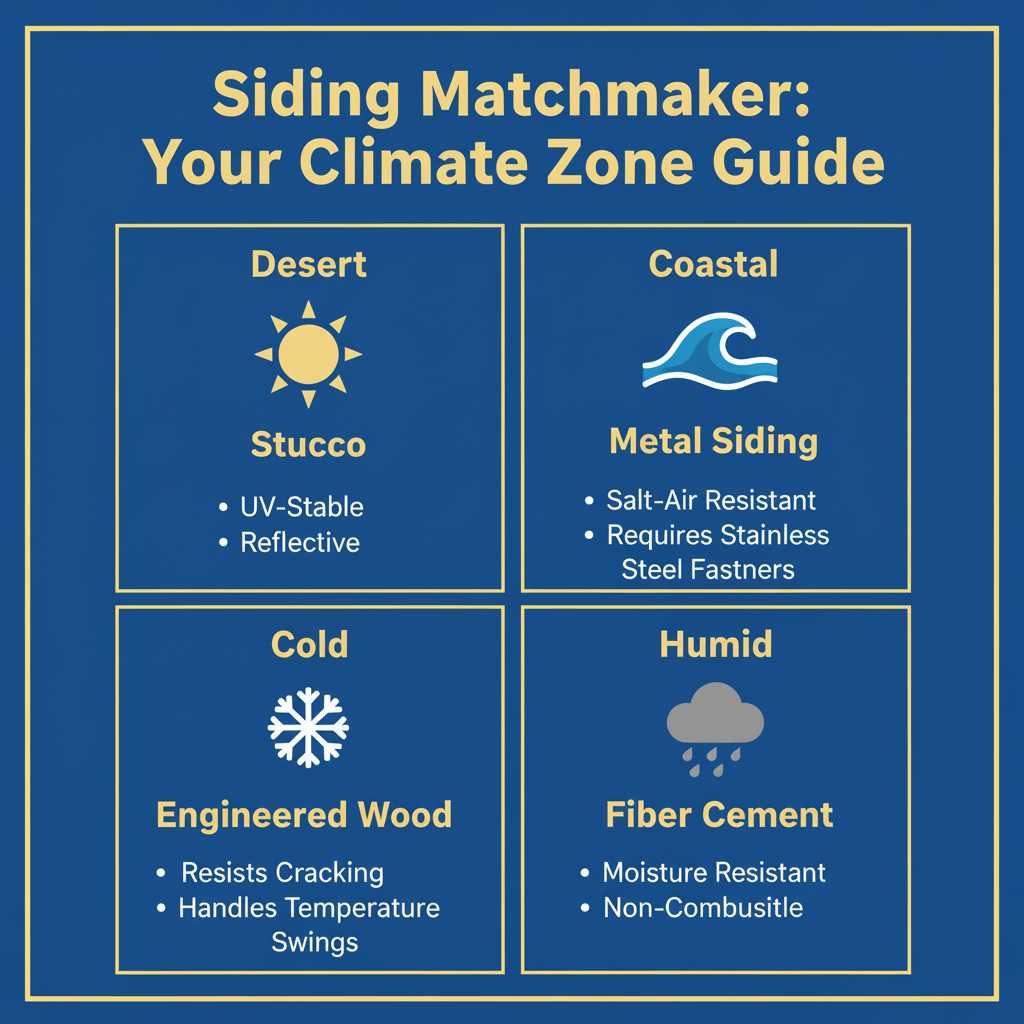 Infographic: Best Siding for Your Climate: Expert Installation Guide 2024