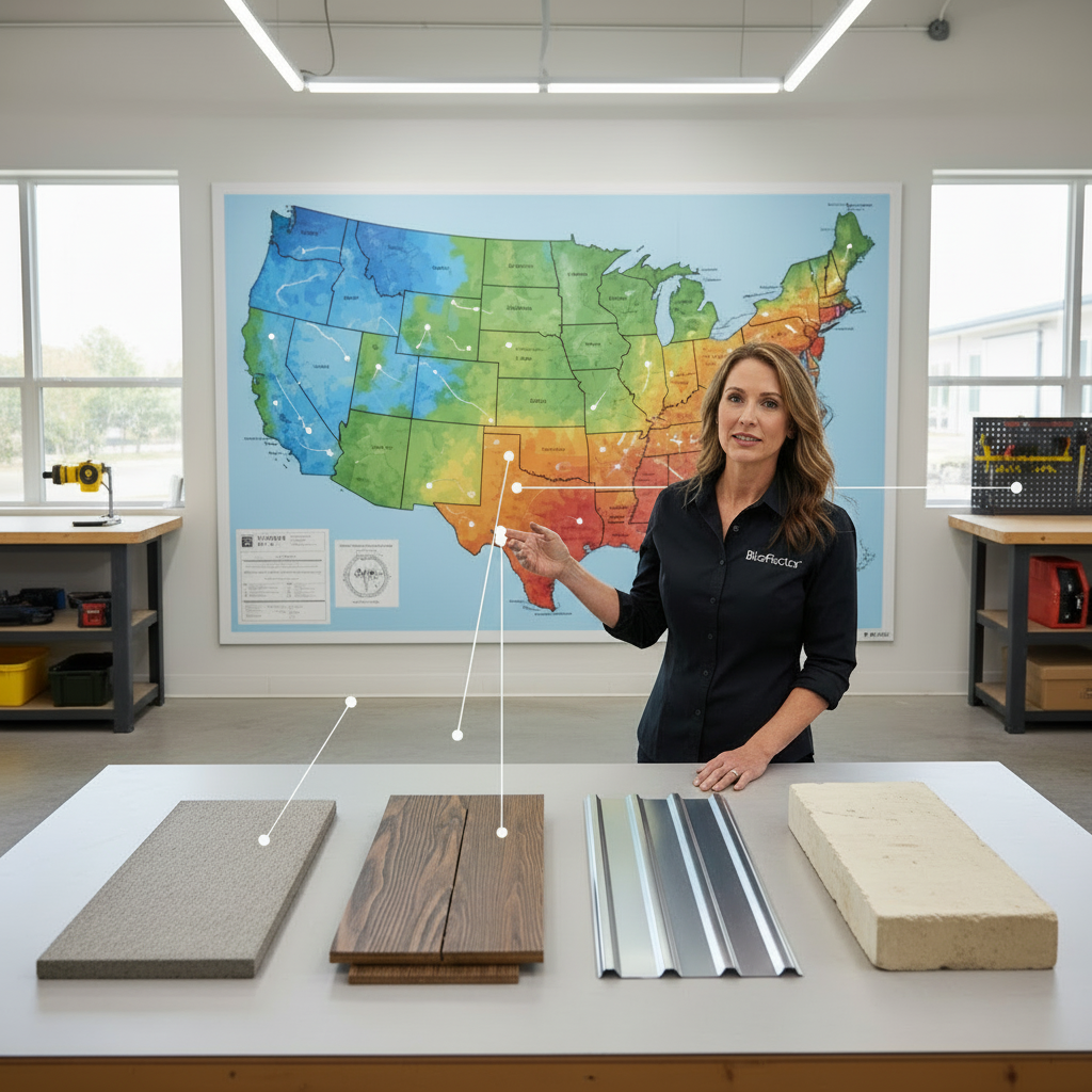 Illustration for What's the Best Siding Material for My Climate Zone? in Best Siding for Your Climate: Expert Installation Guide 2024