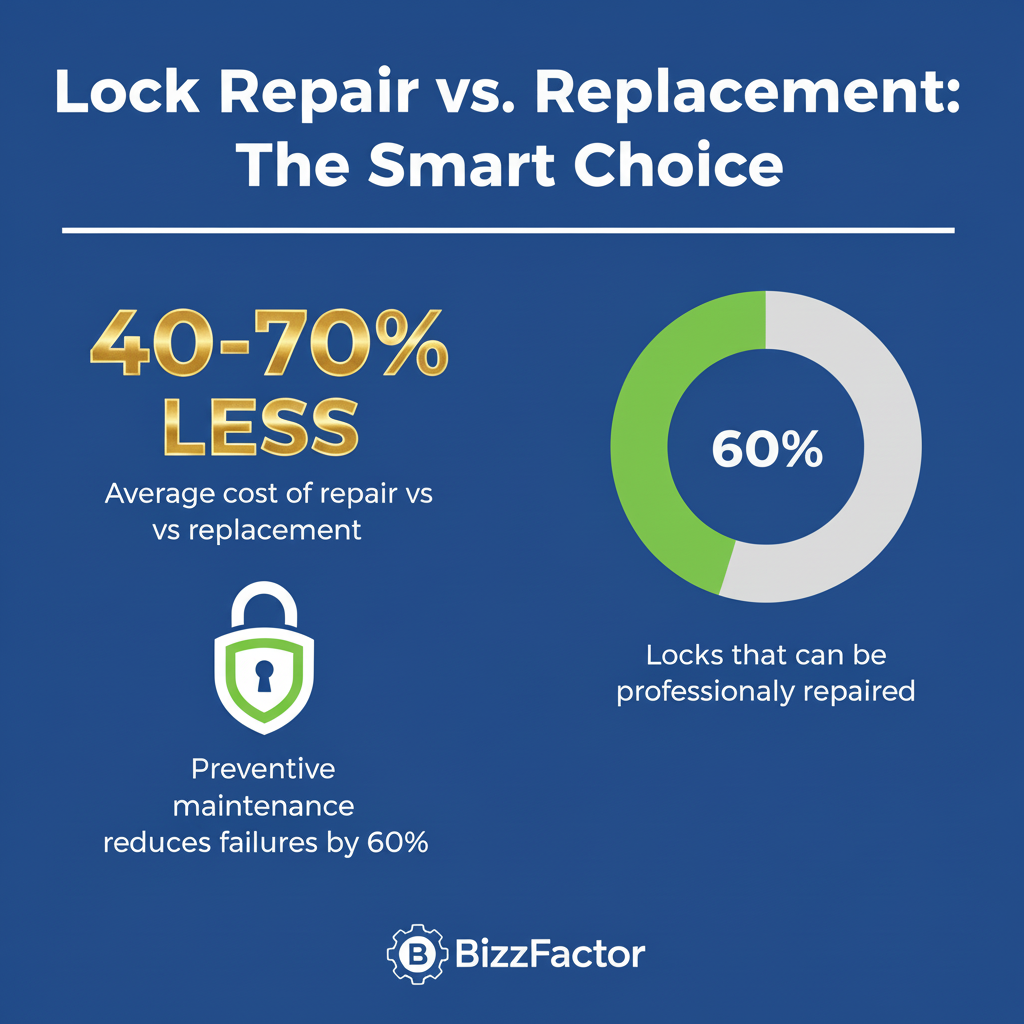 Infographic: Lock Repair vs Replacement: When to Fix or Replace