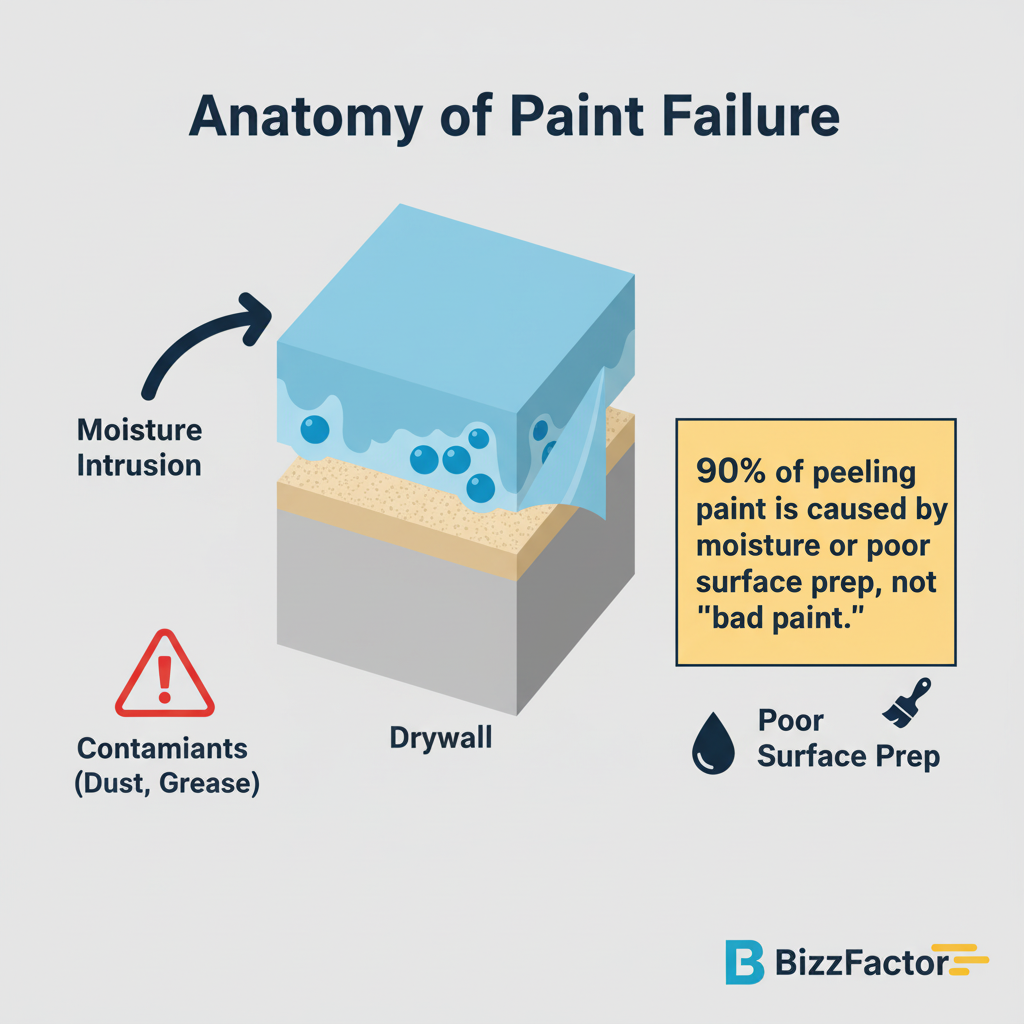 Infographic: Why Is My Paint Peeling? Pro Fixes & Causes
