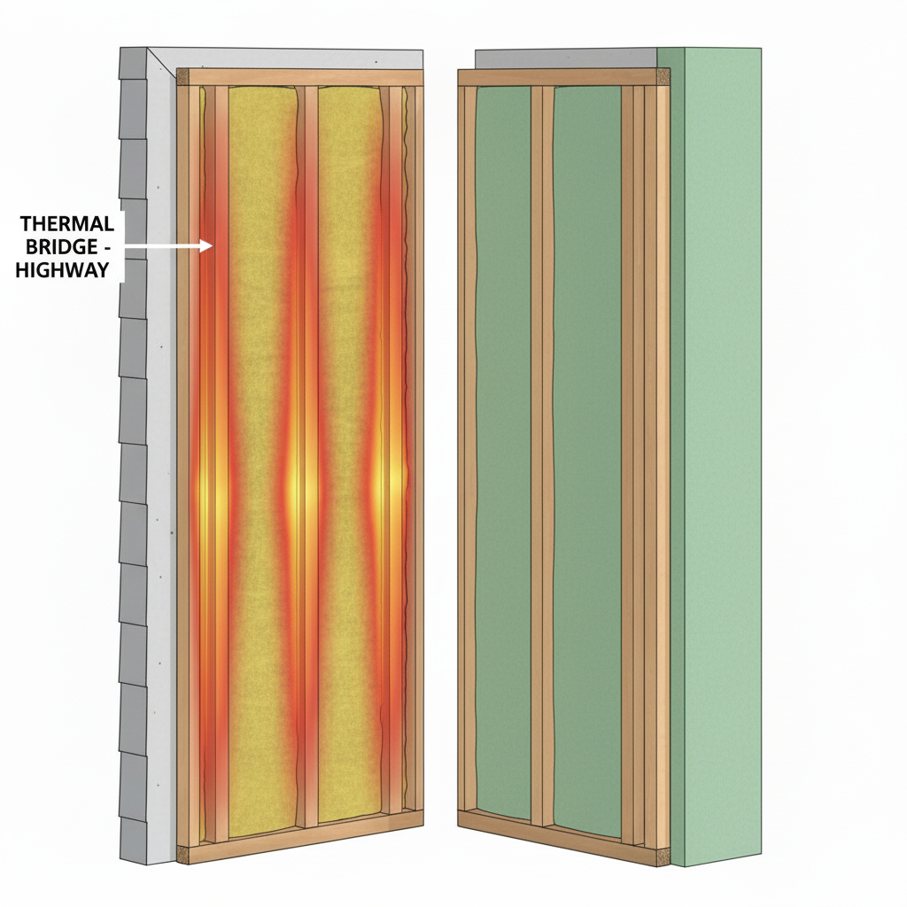 Illustration for How Does Thermal Performance Actually Work? in Exterior Insulation + Siding Saves 30% On Energy Bills