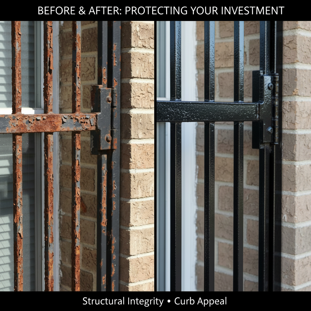 Illustration for Why Should I Repaint My Metal Grilles? in Pro Guide: Painting Metal Grilles for a Lasting Finish
