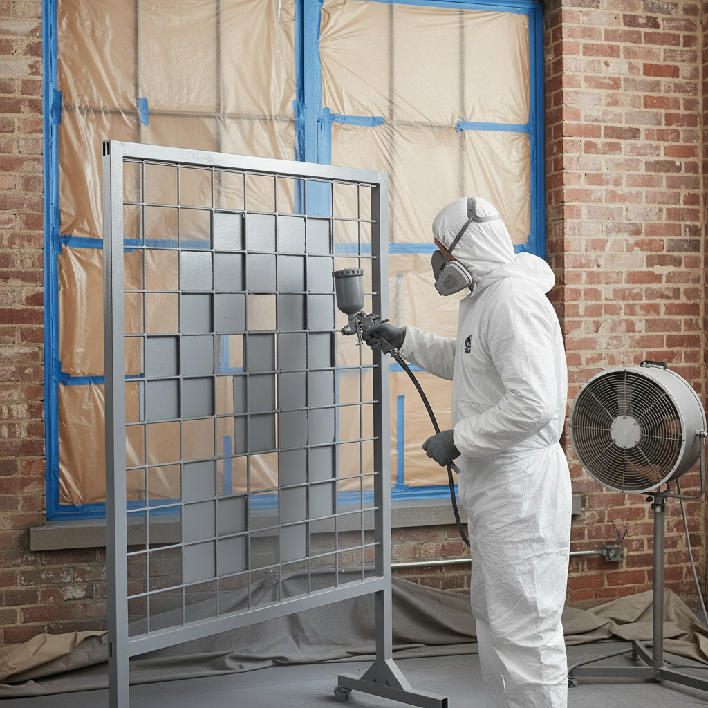 Illustration for What's the Pro Process for Painting Metal Grilles? in Pro Guide: Painting Metal Grilles for a Lasting Finish