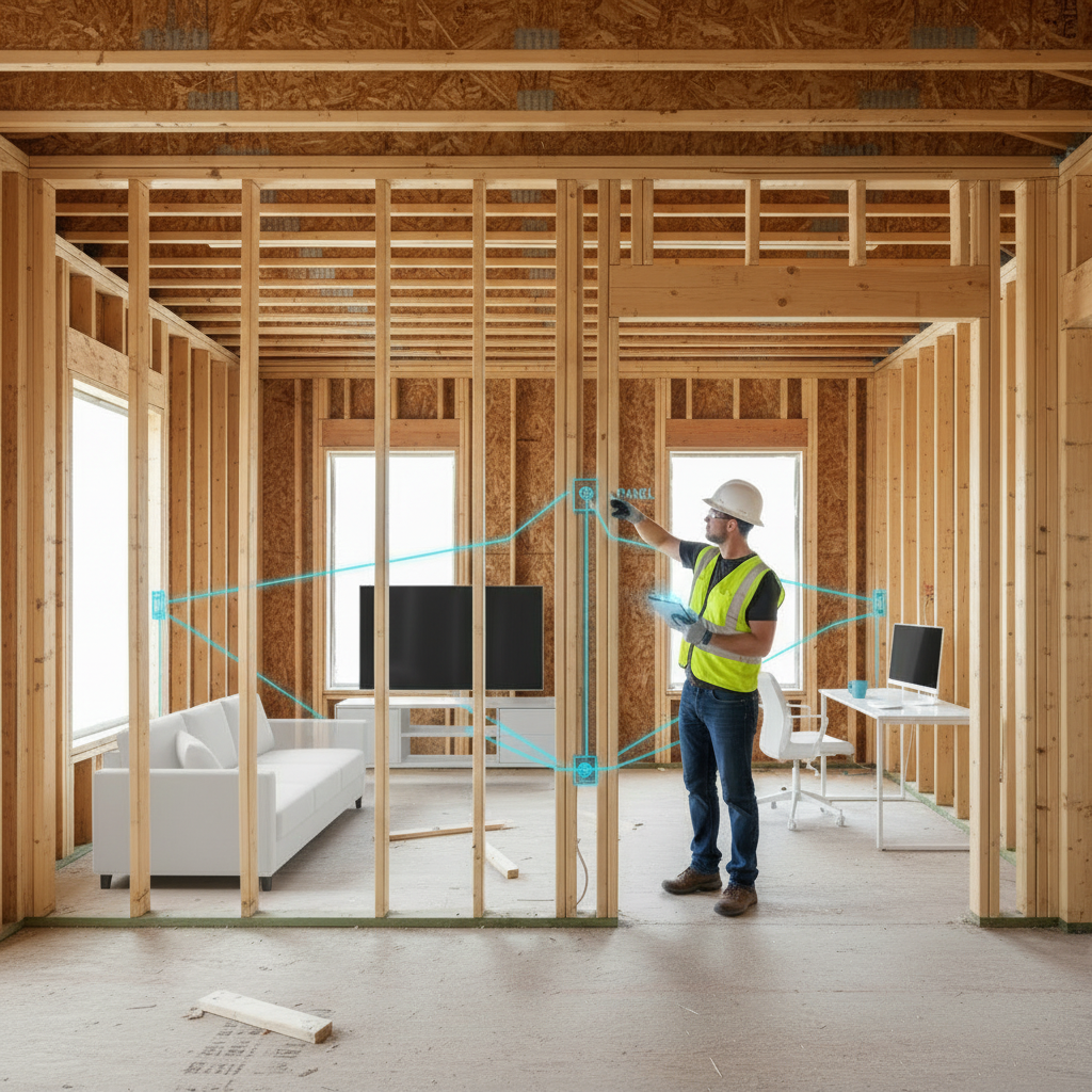 Illustration for Why Smart Electrical Planning Saves You Thousands in New Home Electrical Planning Guide (Save $3,500 Fast)
