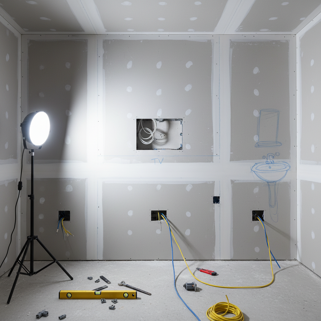 Illustration for Bedroom Electrical Layout Strategy in New Home Electrical Planning Guide (Save $3,500 Fast)