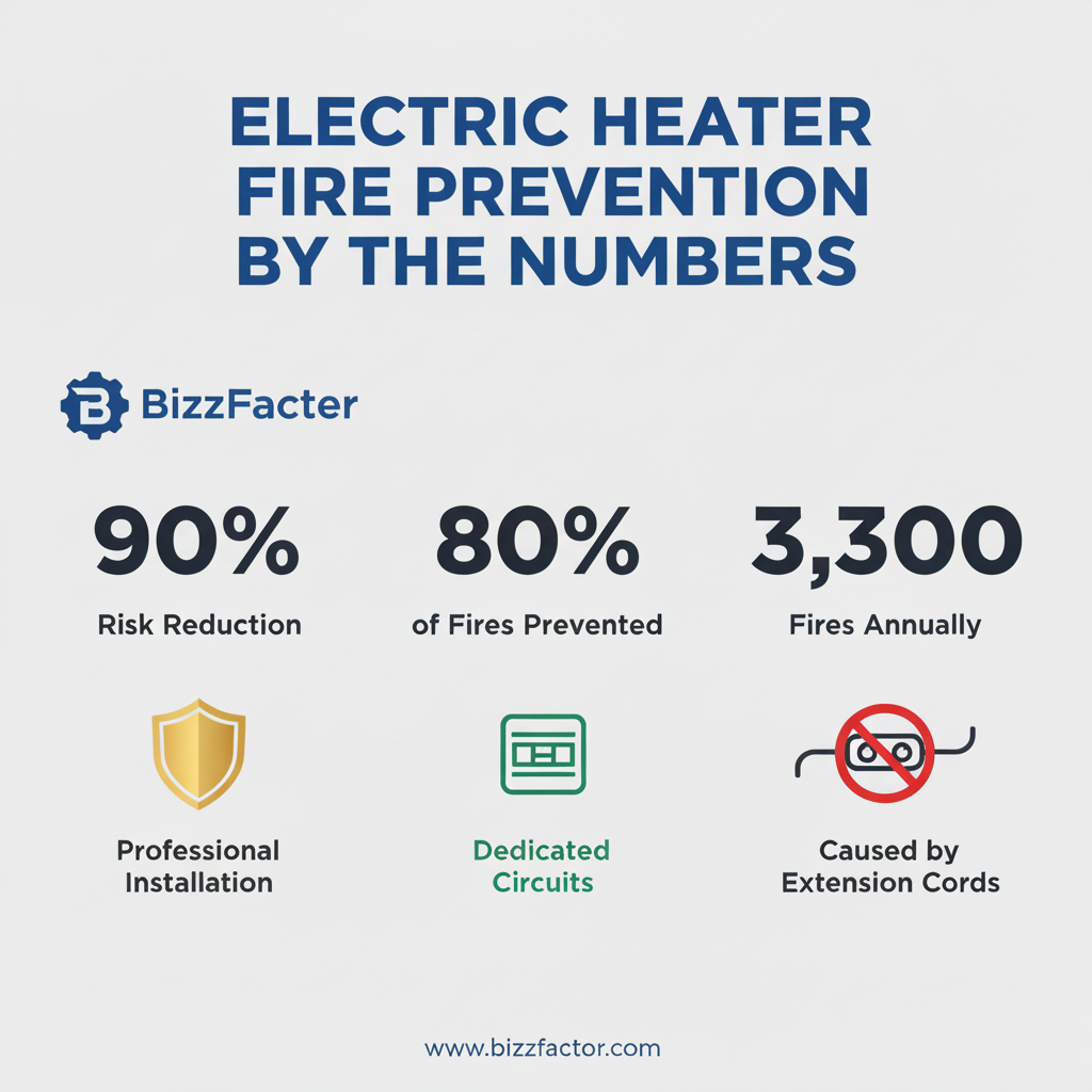 Infographic: Safe Electric Home Heating: 5 Fire-Prevention Methods