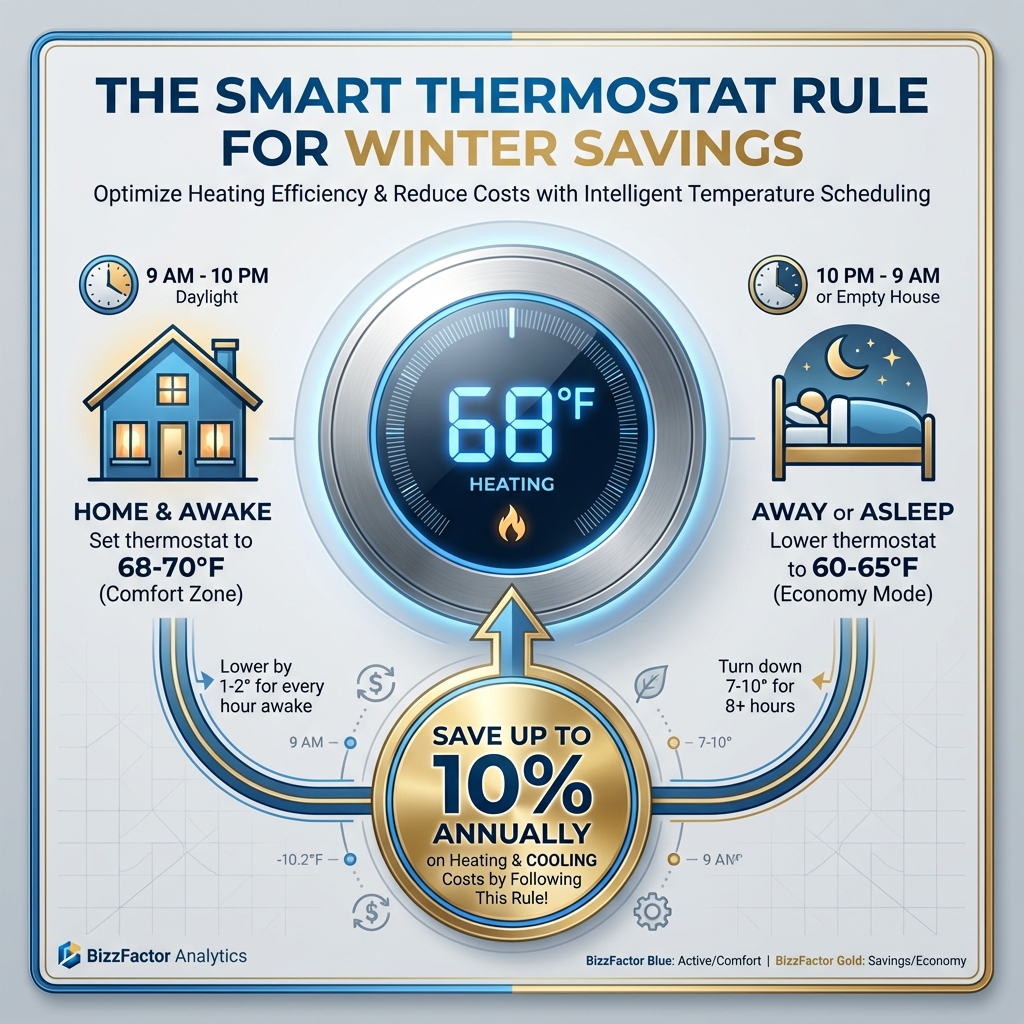 Infographic: Cut Winter Electric Bills 30%: 7 Pro Methods That Work
