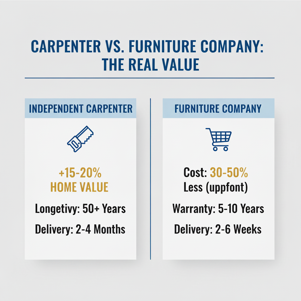 Infographic: Carpenter vs. Furniture Company: Best Value Guide 2024