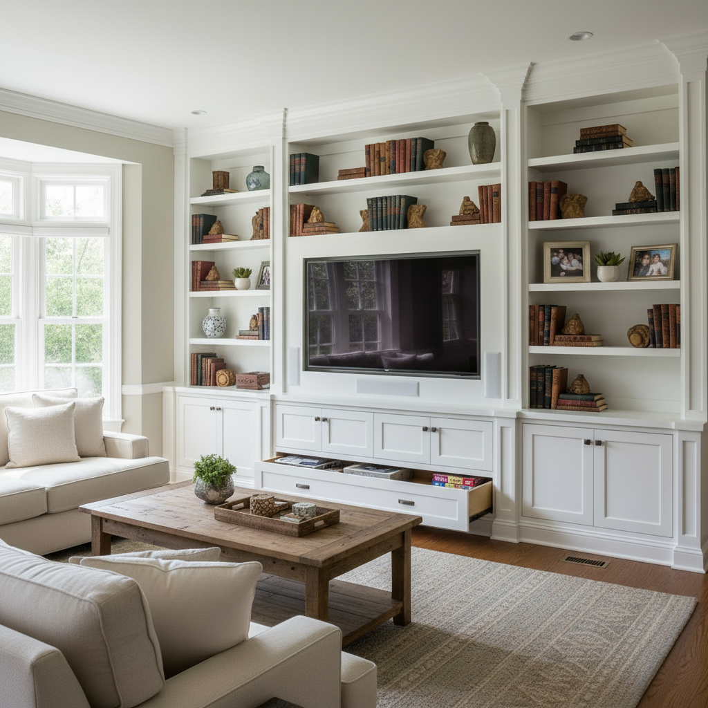 Illustration for Project Types That Need a Carpenter (Not a Showroom) in Carpenter vs. Furniture Company: Best Value Guide 2024