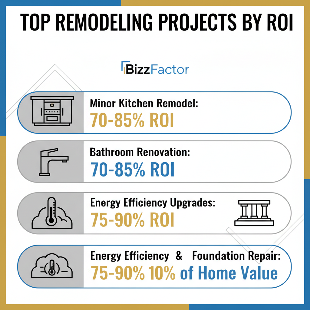 Infographic: Home Remodeling ROI: Which Projects Actually Pay Off?