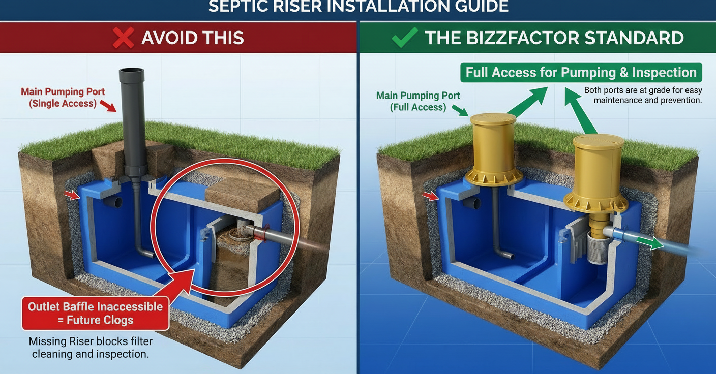 Comparison: Septic Risers Cut $300+ Per Visit - Pro Install Guide