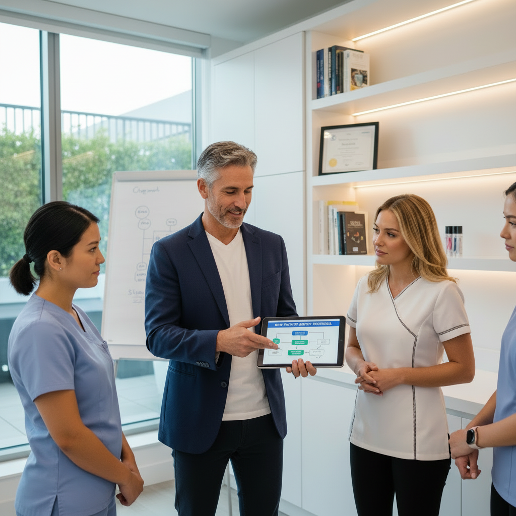 Illustration for What Medical Directors Do in Med Spas in Med Spa Medical Director Requirements 2024 Guide