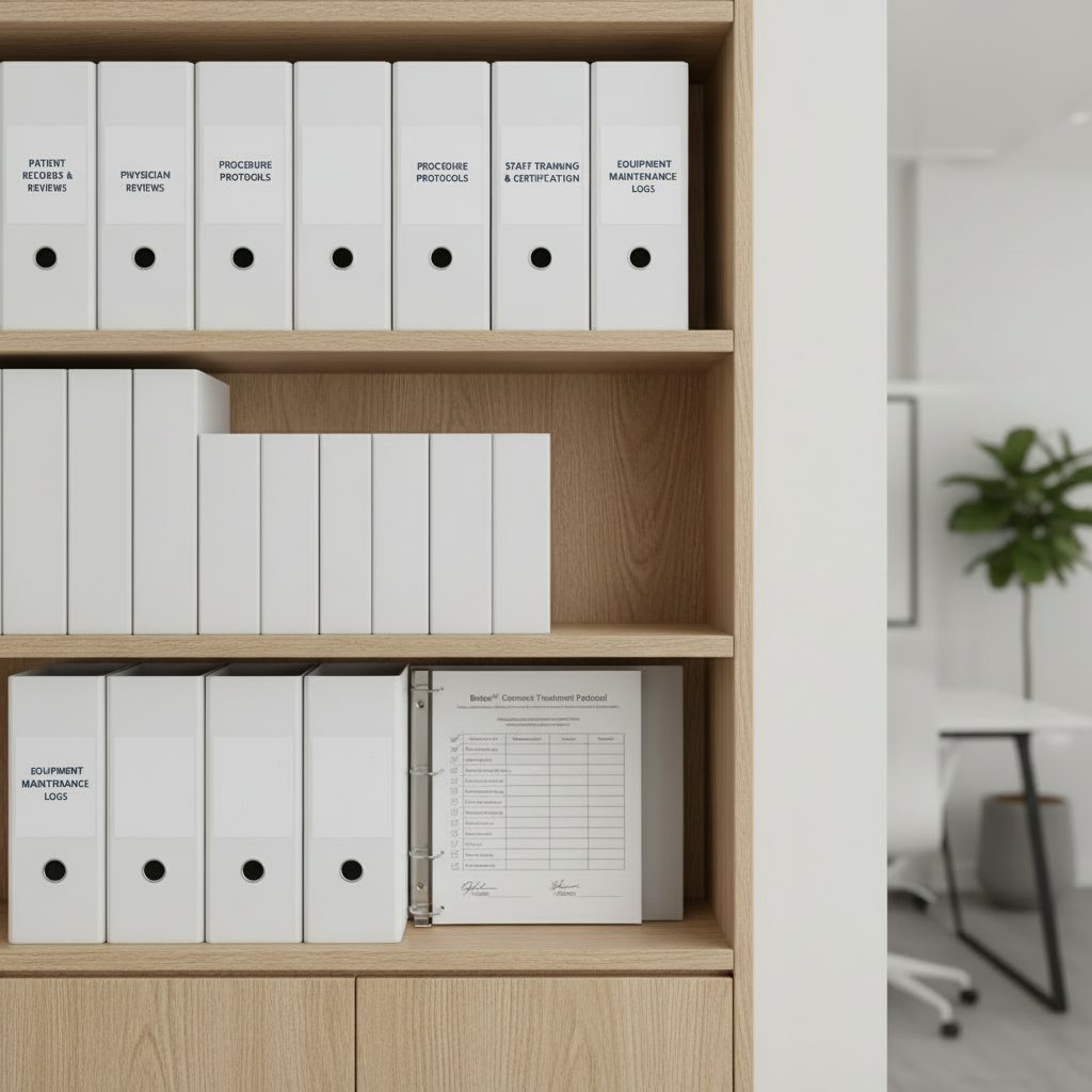 Illustration for Documentation That Protects Everyone in Med Spa Medical Director Requirements 2024 Guide