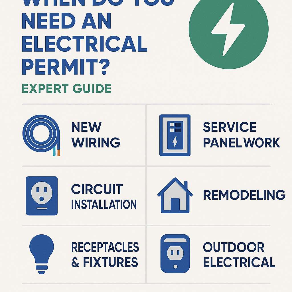 Infographic: When Do You Need an Electrical Permit? Expert Guide