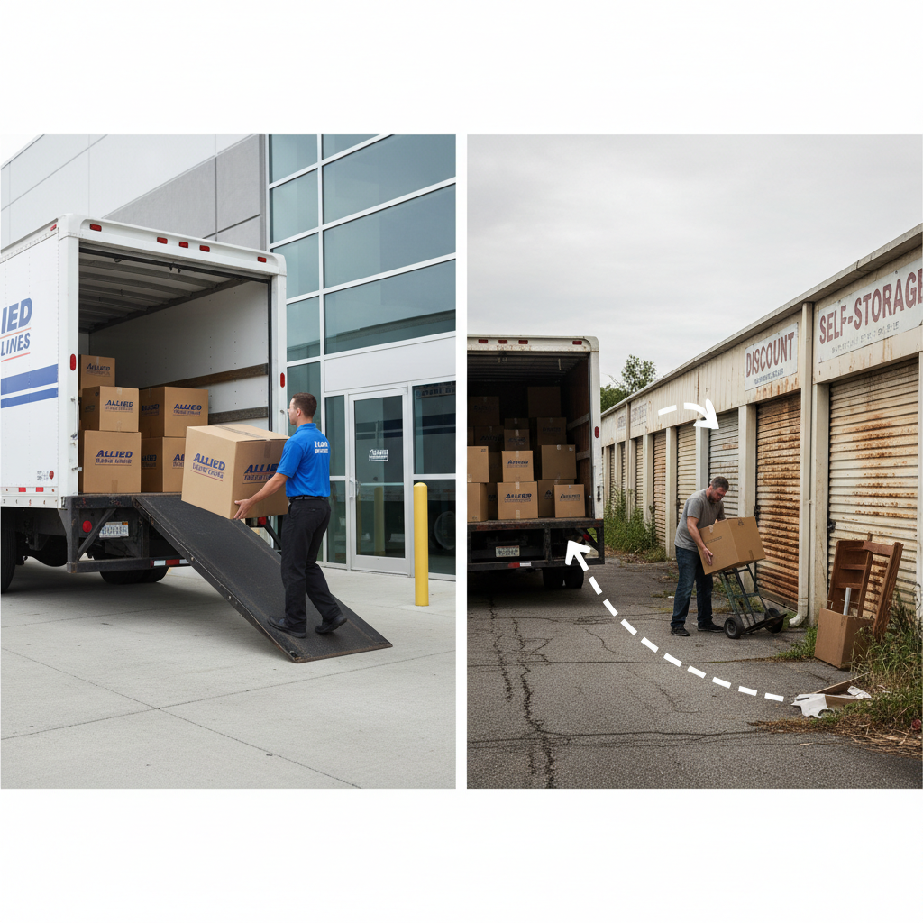 Illustration for Do All Moving Companies Offer Integrated Packing and Storage Services? in Full-Service Moving: Packing & Storage Guide (2024 Costs)