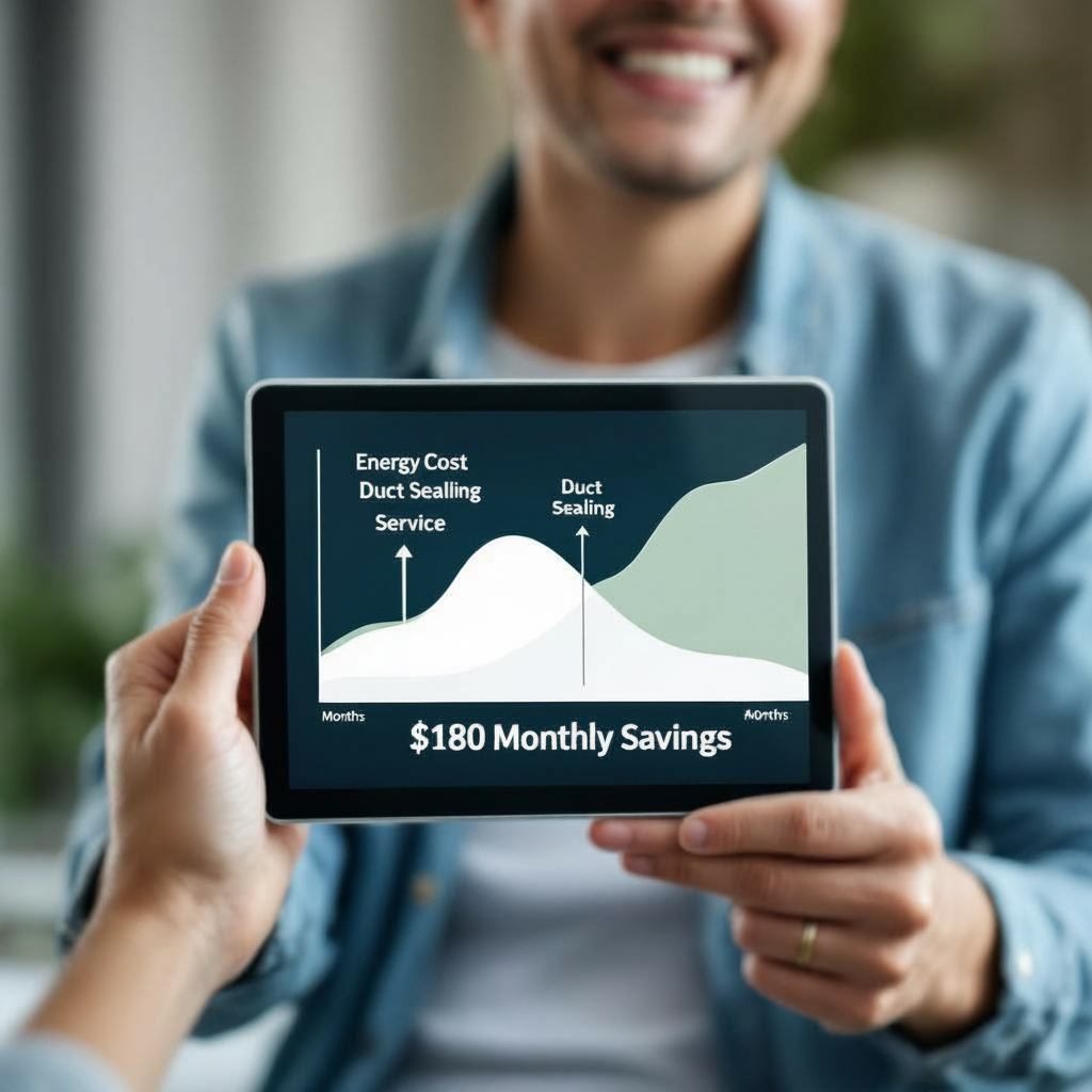 Illustration for Why Sealing Usually Wins the Cost Battle in Duct Sealing vs Cleaning: Which Does Your Home Need?
