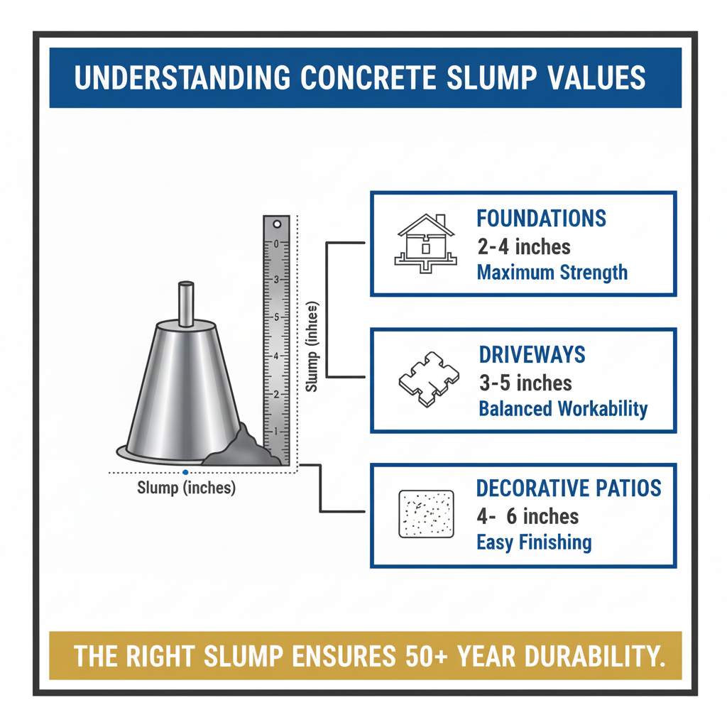 Infographic: Concrete Slump Test: Foundation Quality Check You Can't Skip