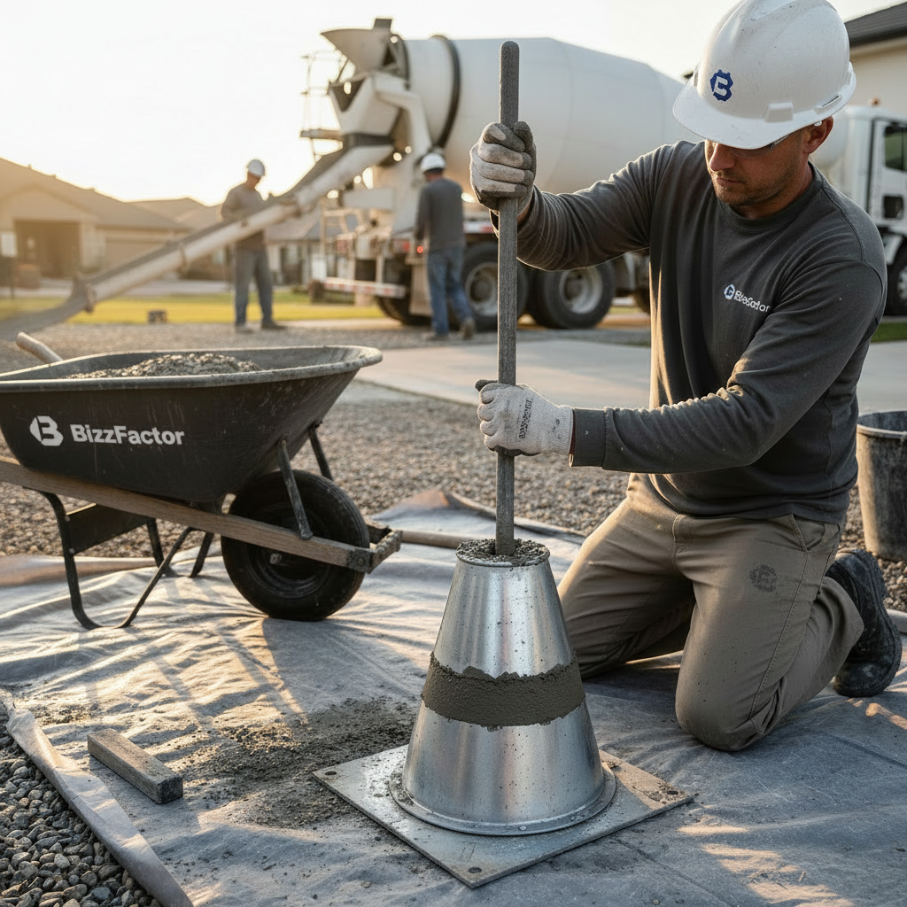 Illustration for What's Concrete Slump Testing and Why Does It Matter? in Concrete Slump Test: Foundation Quality Check You Can't Skip