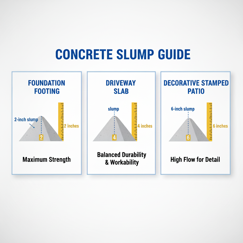 Illustration for What Factors Determine Your Optimal Slump? in Concrete Slump Test: Foundation Quality Check You Can't Skip