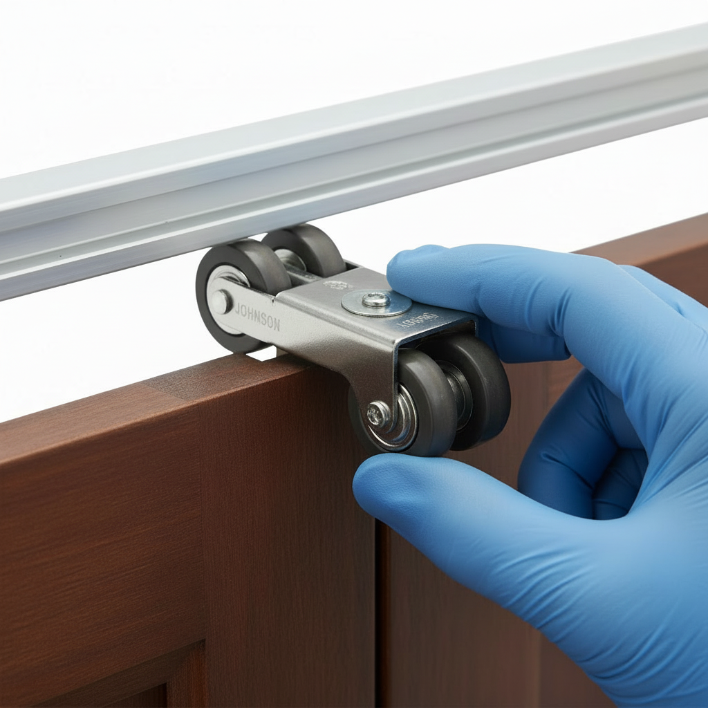 Detail view: Fix Sliding Wardrobe Doors: Expert Repair Guide