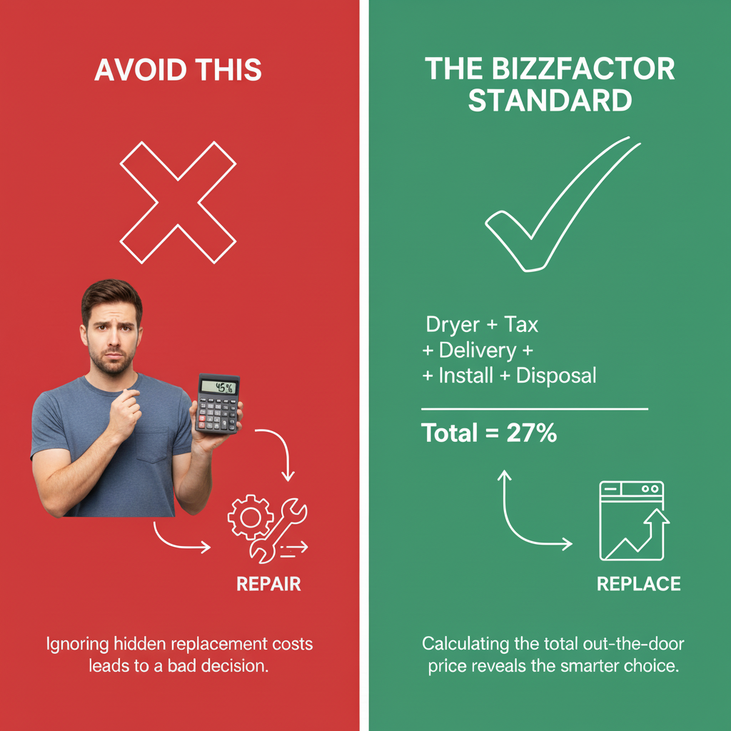 Comparison: 50% Rule for Home Appliances: When to Repair or Replace