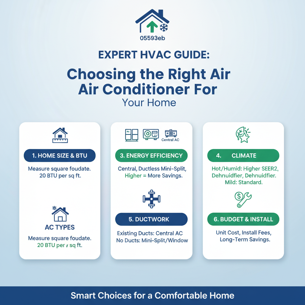 Infographic: Expert HVAC Guide: Choosing the Right Air Conditioner For Your Home