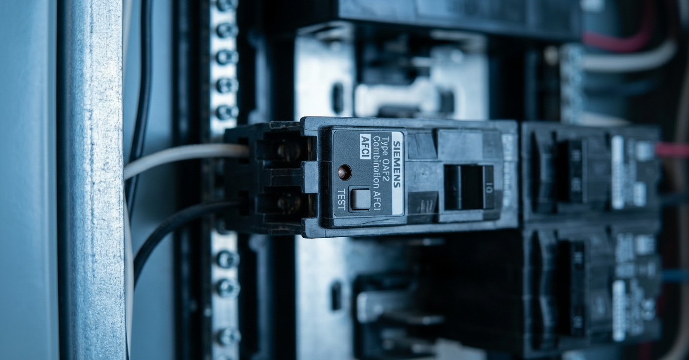 Detail view: AFCI Breaker Rules: 2024 NEC Compliance Guide