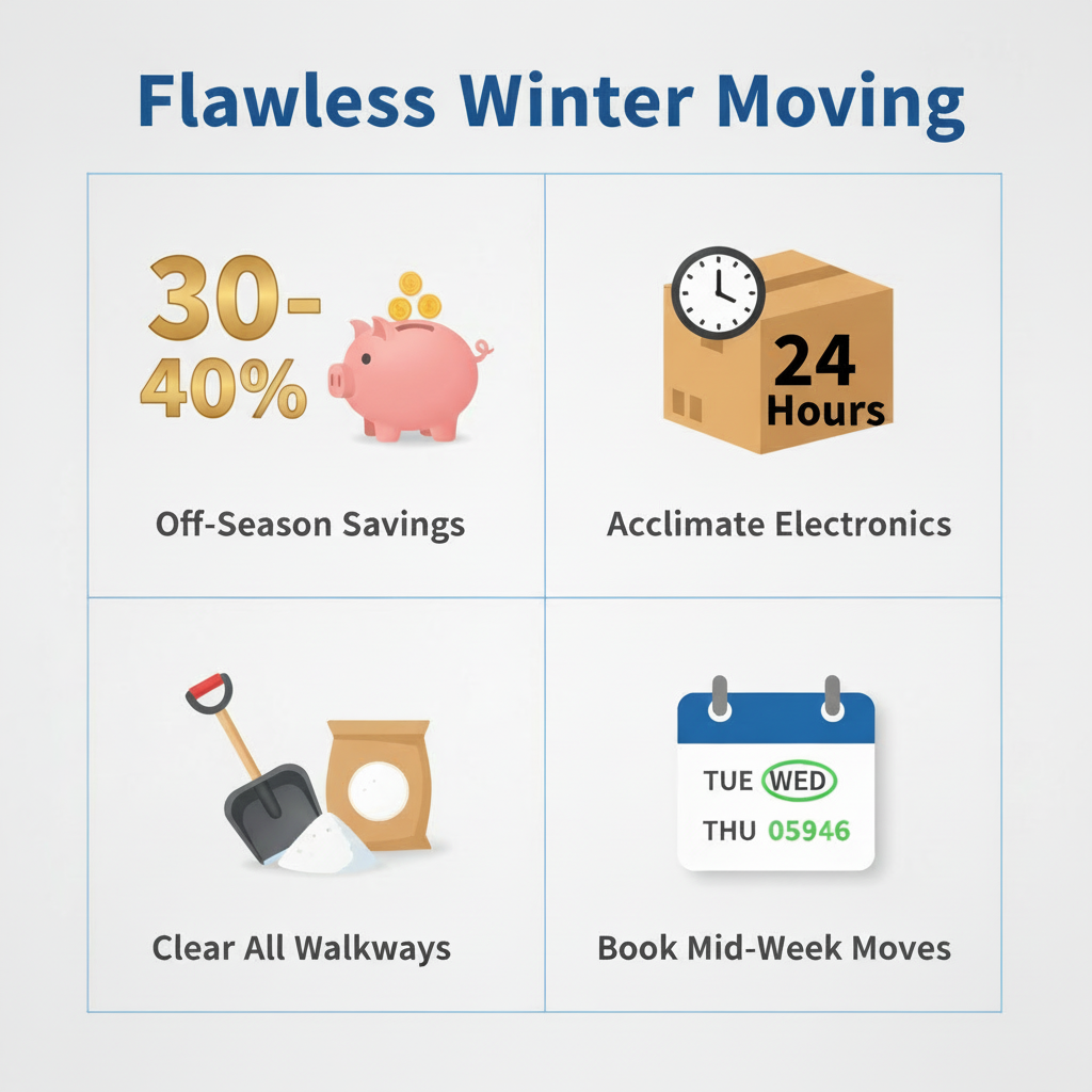 Infographic: Winter Moving: Save 40% & Avoid Disaster