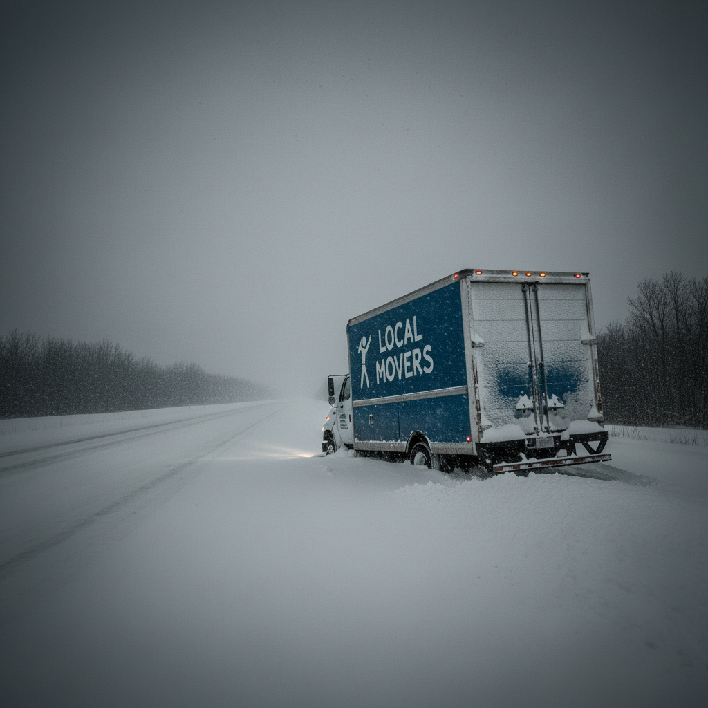 Illustration for Case Study: When a Winter Move Goes Wrong in Winter Moving: Save 40% & Avoid Disaster
