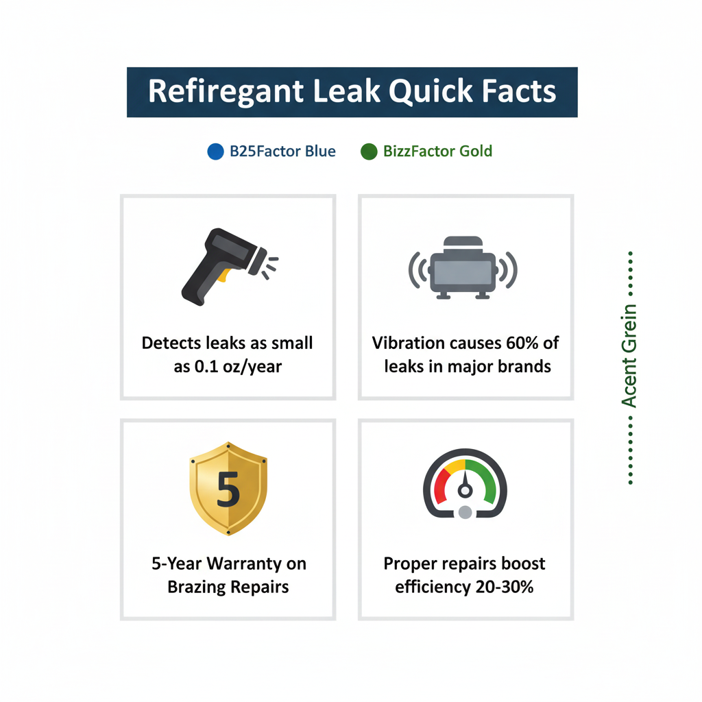 Infographic: AC Refrigerant Leak Detection & Repair Guide 2024