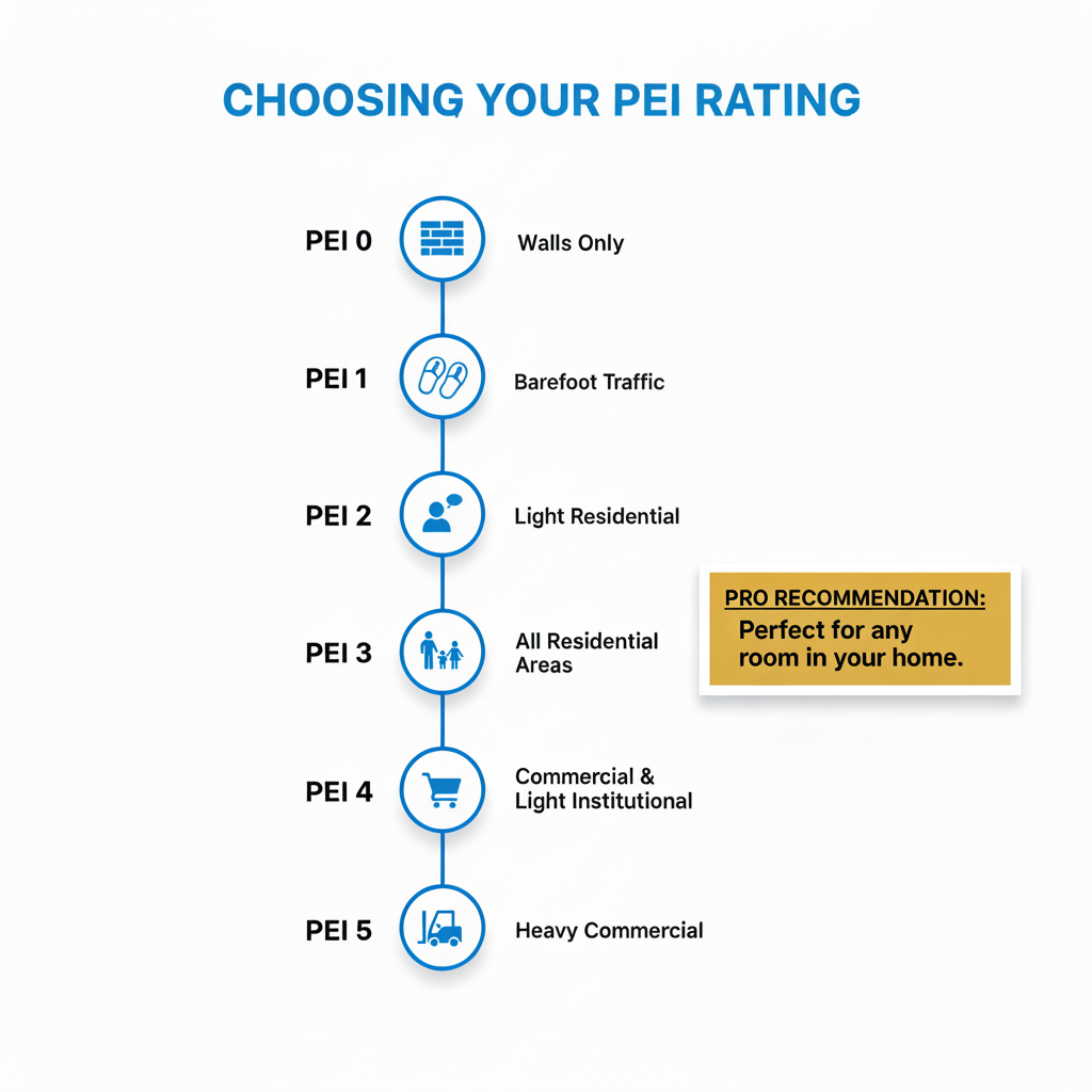 Infographic: PEI Tile Rating Guide: Choose Perfect Durability