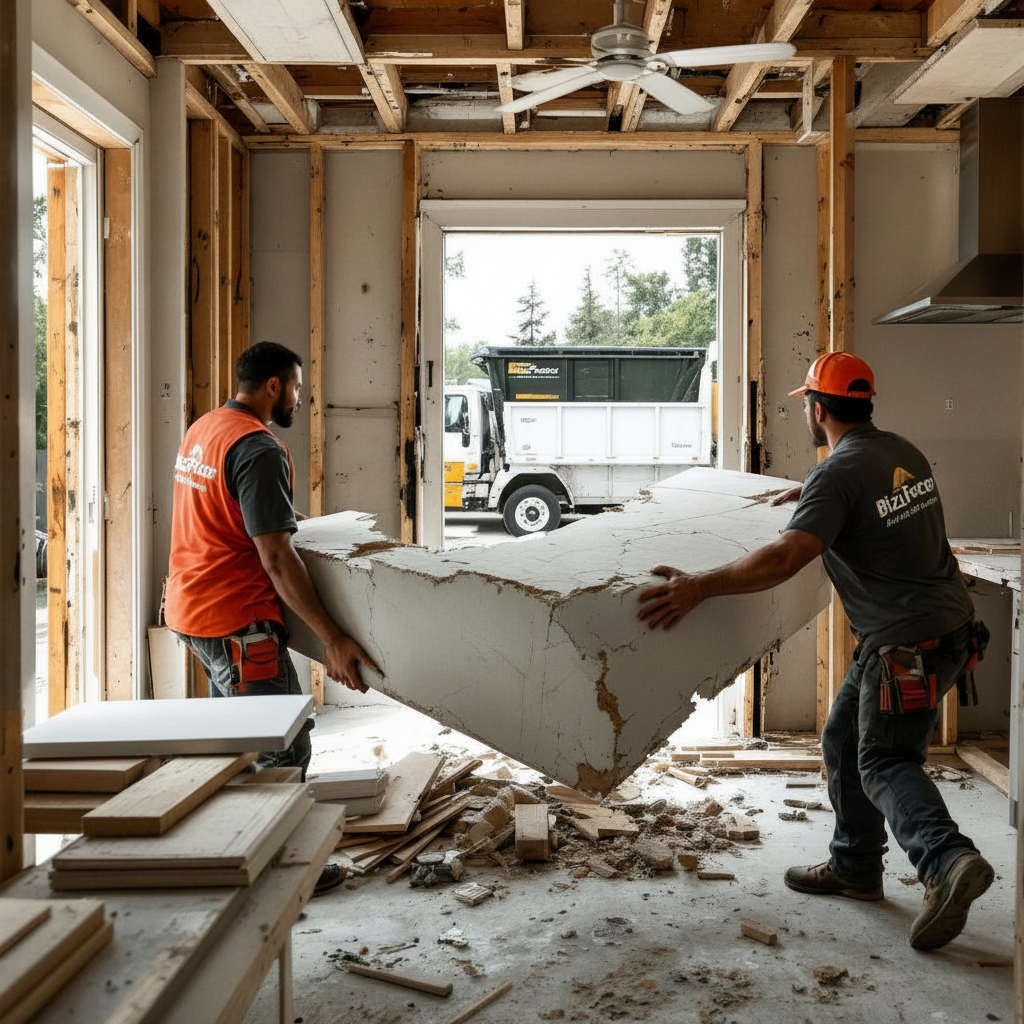 Illustration for When Should You Hire Professional Debris Removal Services? in Construction Debris Removal: DIY vs Pro Guide 2024