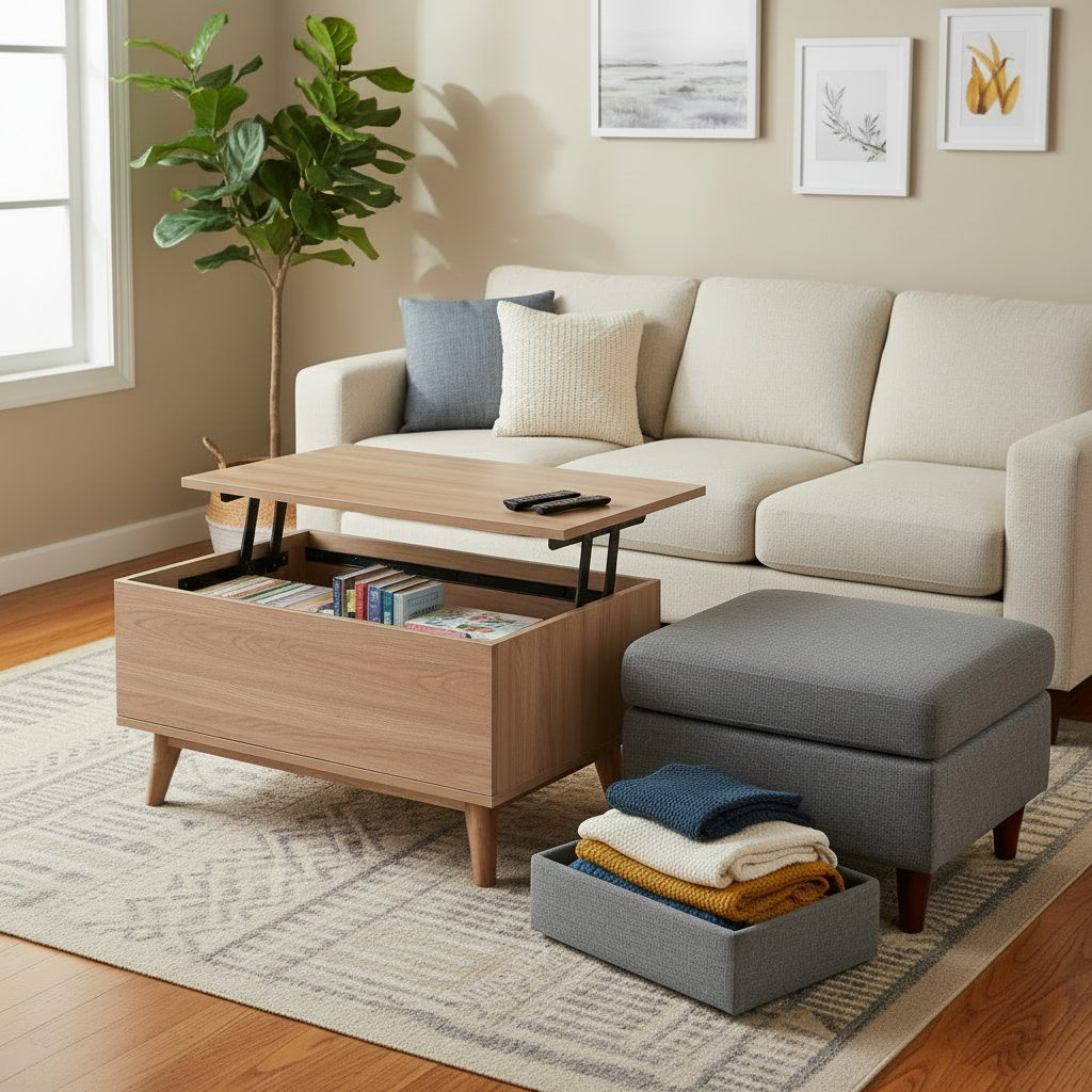 Illustration for Storage Solutions That Actually Make Sense in 5 Rental Design Tricks That Actually Work