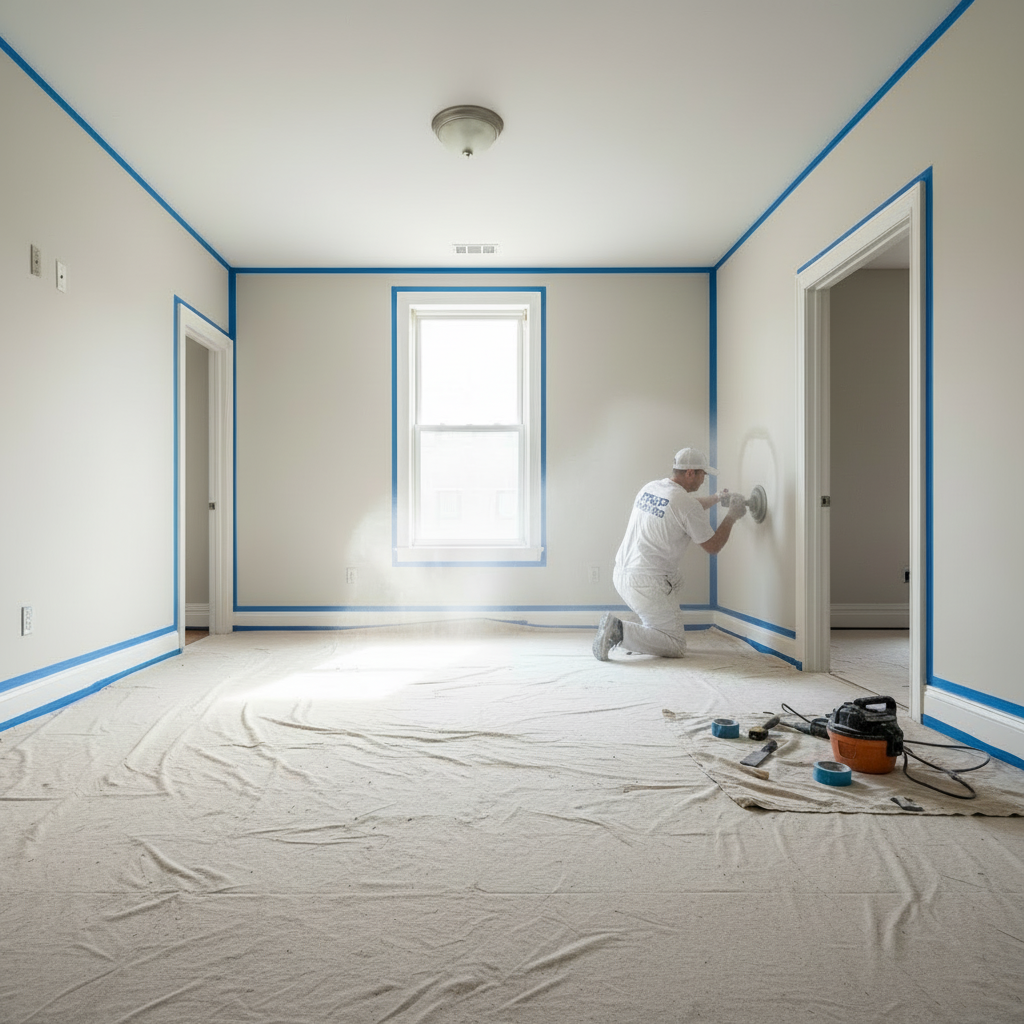 Illustration for Surface Prep: The Most Important Part of the Job in Apartment Painting Quotes: A Pro's Guide