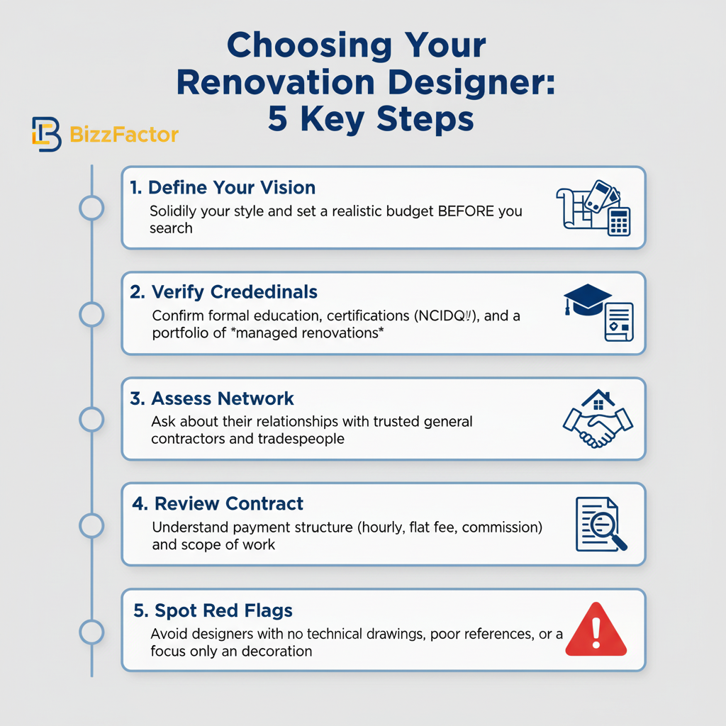Infographic: How to Choose Interior Designer for Major Home Renovation