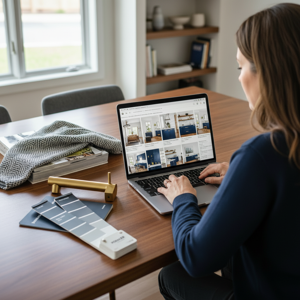 Illustration for What's the First Step in Finding Interior Designers? in How to Choose Interior Designer for Major Home Renovation