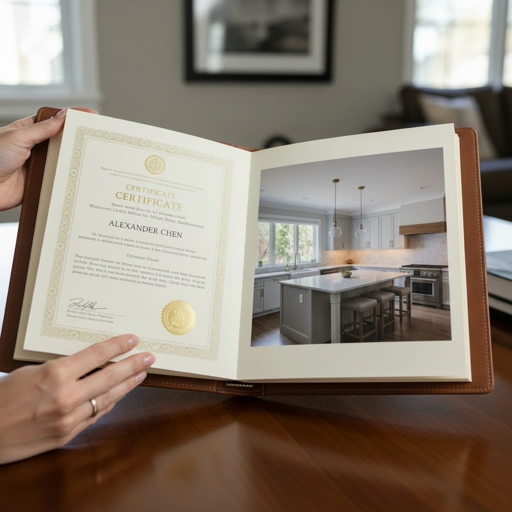 Illustration for How Do You Verify Interior Designer Credentials? in How to Choose Interior Designer for Major Home Renovation