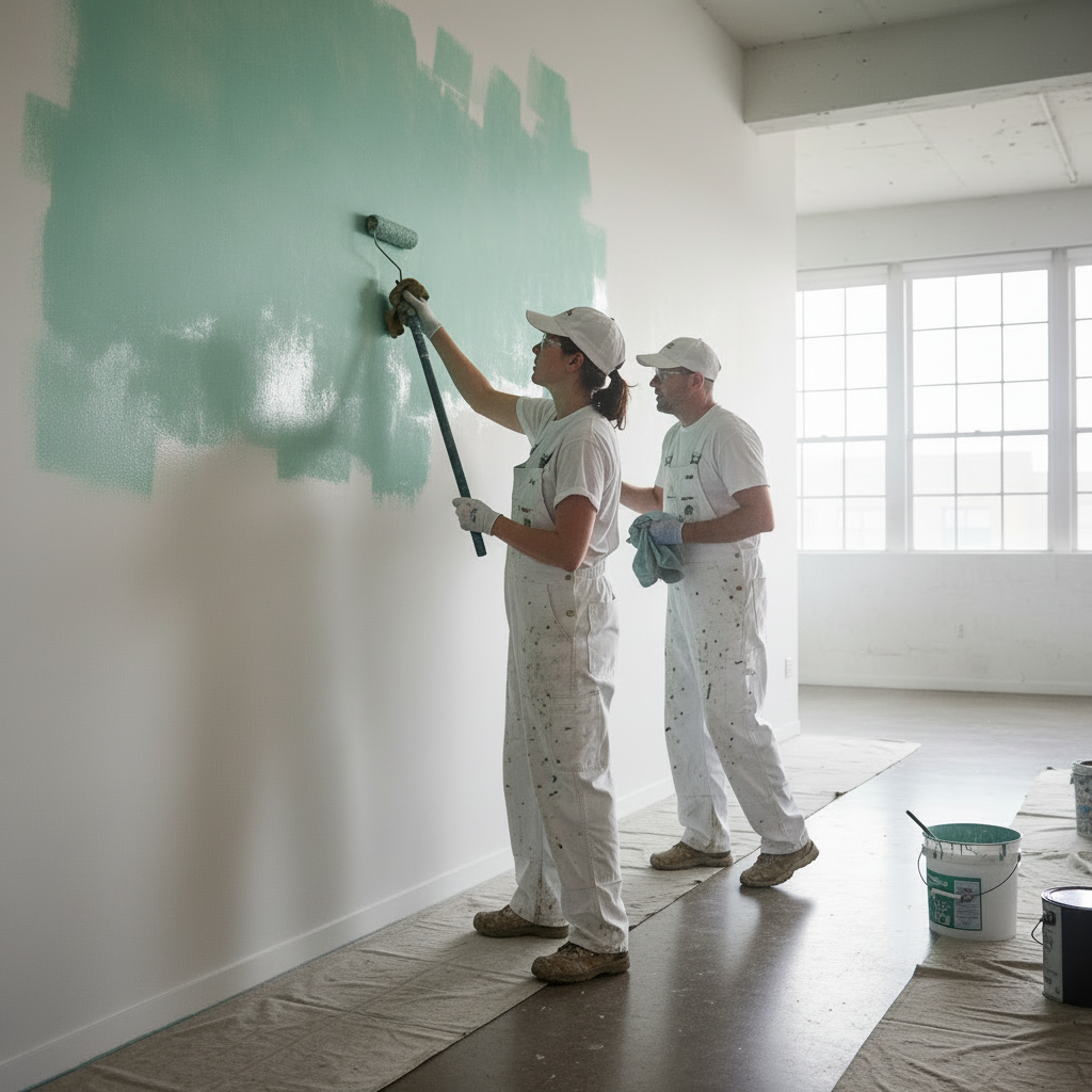 Illustration for The Non-Negotiable Wall Wash Application Process in Wall Wash Painting: Pro Tips for Flawless Finishes